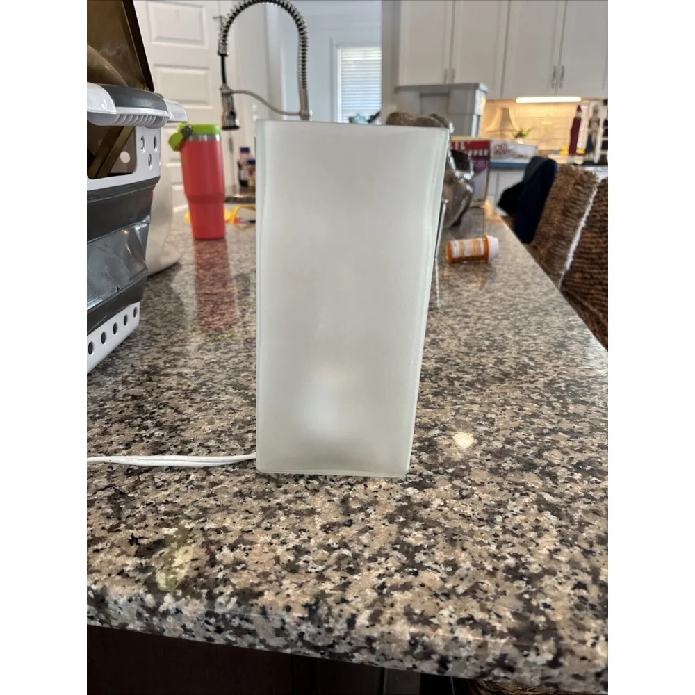 IKEA GRÖNÖ Table lamp, frosted glass white, Modern